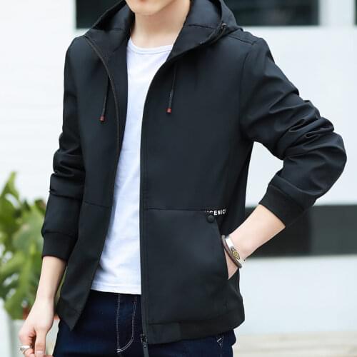 New Mens Windbreaker Jackets Hooded Casual Coat 2021 Spring Autumn Jacket Men Zipper Jacket Coat Outwear Male 7XL 8XL
