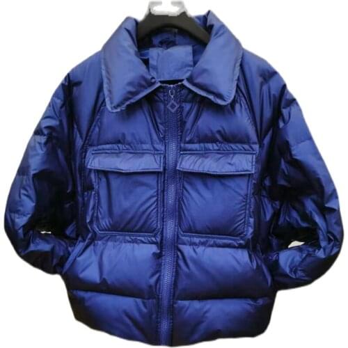 Waterproof Short Thermal Down Jacket Women Stand Collar Casual Puffer Down Coat Winter Female Feather Down Parka 2021