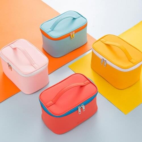 Makeup Bag Waterproof Portable Large Capacity Lightweight Jewelry Digital Toiletry Pouch for Vacation