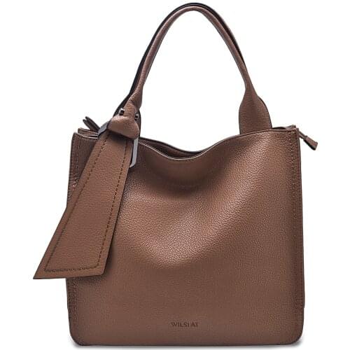 Women Casual Tote Bag for Women PU Leather Laptop Work Shoulder Bag Lightweight Business Casual PU Leather Tie Bags for Daily