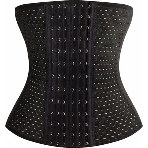 Women 6 Rows Hooks Body Shaper Breathable Waist Trainer Slimming Shapewear Weight Loss Korset Postpartum Recovery Corset