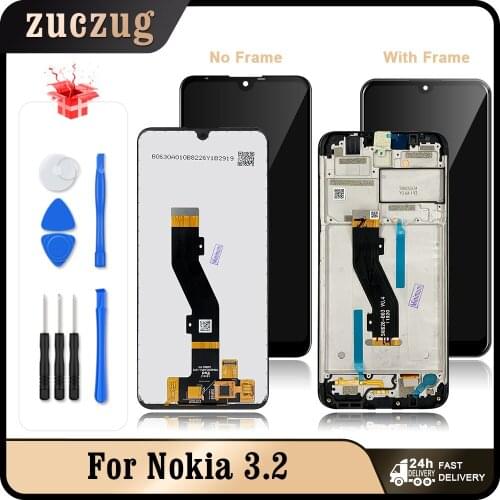 6.26" For Nokia 3.2 N3.2 LCD Display Touch Screen Digitizer Assembly Replacement Parts + Tools