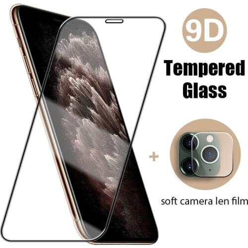2 in 1 Full Cover Camera Lens Protective Glass For iPhone 12 11 Pro 12 Mini Glass Screen Glass On iPhone 11 12 i i11 i12 Pro Max