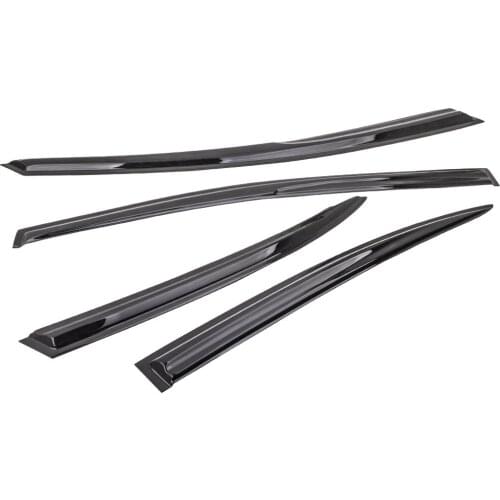 4pcs Window Visors Sun Rain Guard Vent Deflectors For Honda Civic 4Dr Sedan Models Only 2006-2011