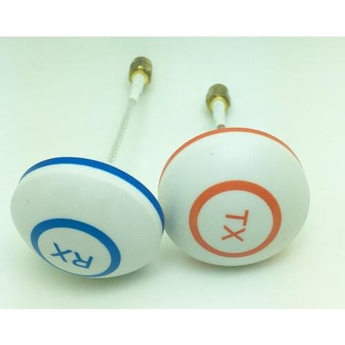 5.8G High Efficiency Circular Polarized TX/ RX Antenna Set - RP-SMA Plug, White