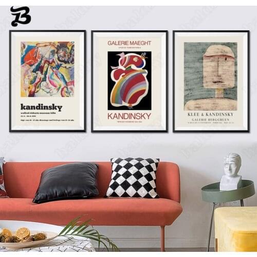 Abstract Colorful Wall Art Pictures Modern Line Poster and Print Figure Painting Canvas Painting for Living Room Home Decoration