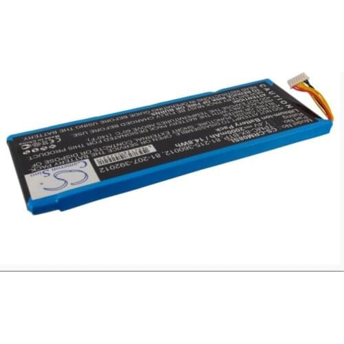 Cameron Sino 2000mAh battery for CRESTRON 6502269 TPMC-8X 8X WiFi 8X-BTP 81-207-392012 81-215-360012