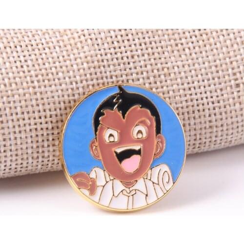 Anime The Promised Neverland Brooch Pins Cute Don Figure Enamel Brooch For Cartoon Fans Lapel Pin Jewelry