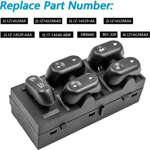 Car 5L1Z14529AA 5L1Z-14529-AA For Ford F-150 For Crown Victoria For Marauder Front LH Driver Side Electric Power Window Switch