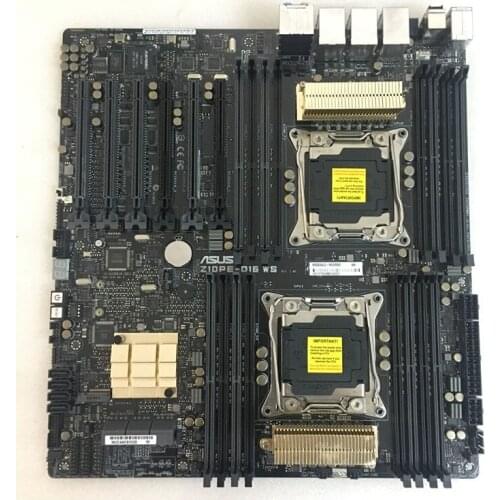 Used desktop motherboard for ASUS Z10PE-D16 WS Server motherboard Socket 2011-V3 DDR4 C602