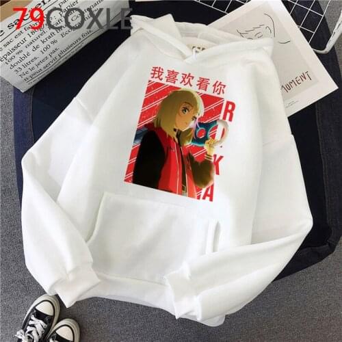 Wonder Egg Priority hoodies women 2021 y2k aesthetic hip hop streetwear female hoddies pullover printed