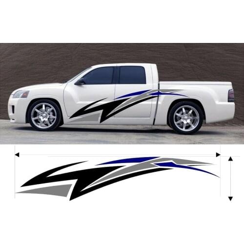 For 2xVINYL GRAPHIC DECAL CAR TRUCK BOAT KIT CUSTOM SIZE COLOR VARIATION Car styling