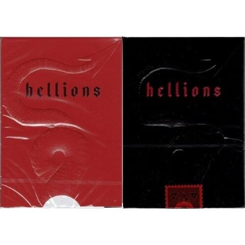 Ellusionist Madison Hellions Playing Cards Bicycle Deck USPCC Collectable Poker Magic Card Games Magic Tricks Magic Props