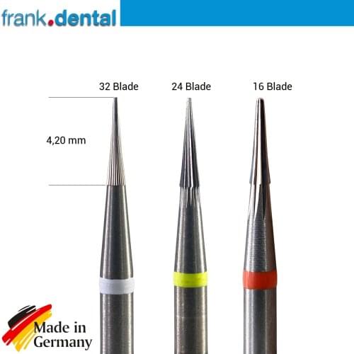Frank Dental C.133 Carbide Finishing Burs - 2 pcs - Carbide Bur Trimming & Finishing Bur