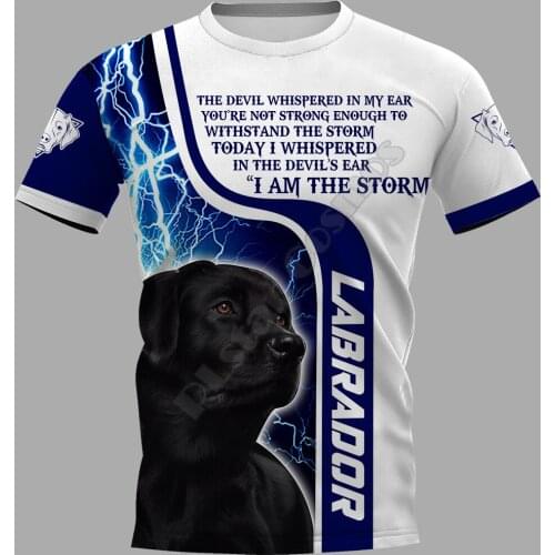 PLstar Cosmos Labrador 3D Printed t-shirt Harajuku Streetwear T shirts Funny Animal Men For Women Short Sleeve
