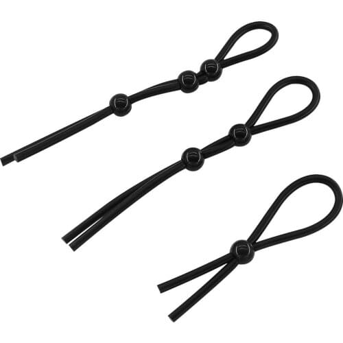 EXVOID Penis Ring Rope Cockring Sex Toys for Adults Men Adjustable Silicone Male Lasting Delay Ejaculation Cock Scrotum Ring