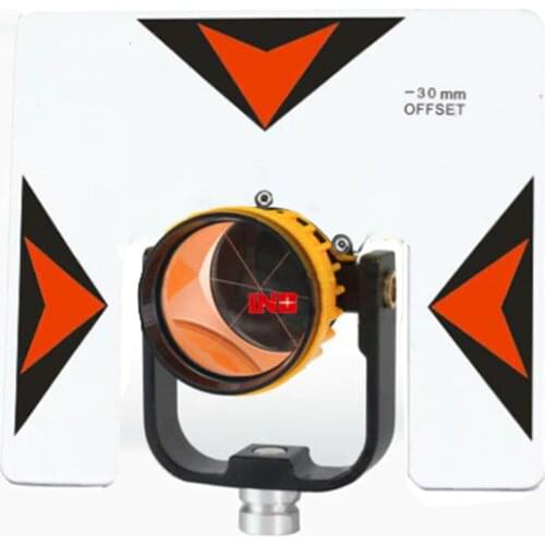 NEW Metal SINGLE PRISM WITH SOFT BAG FOR TOTAL STATIONS