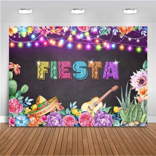 Fiesta Backdrop for photography Colorful Glitter background for photo studio Mexican party Photographic Studio Photocall fondo