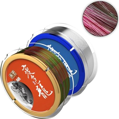 KoKossi 50M Fishing Line Nylon Invisible Thread Double Color Super Strong Carp Fishing Line Japanese Monofilament Fishing Line