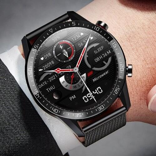 For Huawei Xiaomi Android Iphone IOS Phone Smart Watch Men Android 2021 IP68 Waterproof Smartwatch Android ECG Smart Watch Man