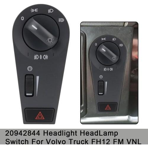 Fog Light Head Lamp Headlight Switch Button Switches & Relays For Volvo FH12 FM FM12 FM9 VNL 2004-2014 OE 20942844