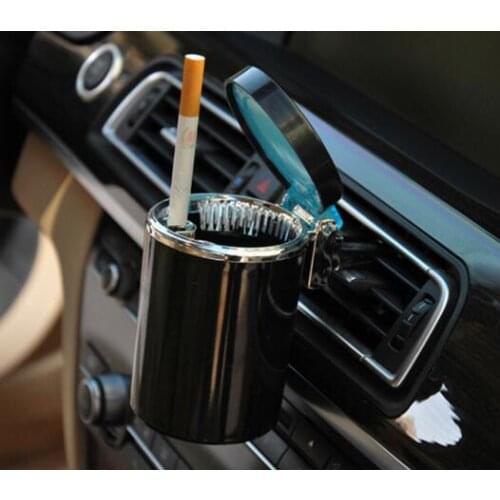 Universal Car Hot Portable LED Light Car Ashtray Cigarette Cylinder Holder