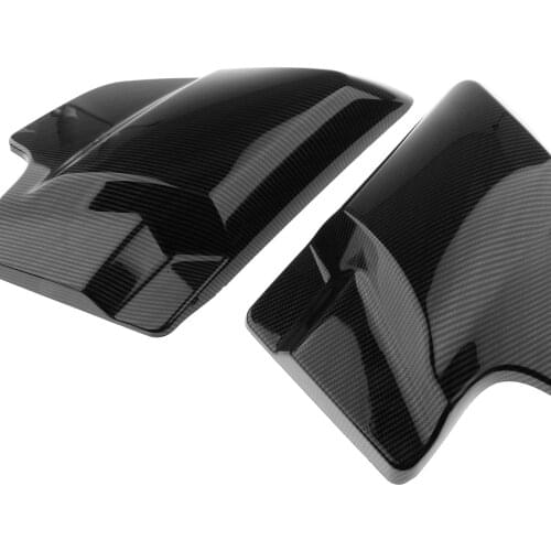 Generic Plastic Left Right Side Covers for Harley Touring Models 2009-2016 Road Glide Street Glide Black