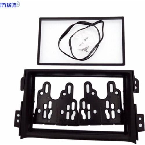 Hight Quality Double 2Din Car Radio Fascia fit for SUZUKI SPLASH 2008+ Stereo Fascia Dash CD Trim Installation Kit