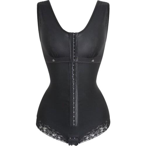 2020 Women Breastfeeding Sleeveless Bodysuit Waist Trainer Body Shaper Butt Lifter Shapewear Sexy Lingerie Faja High Waist Girdl