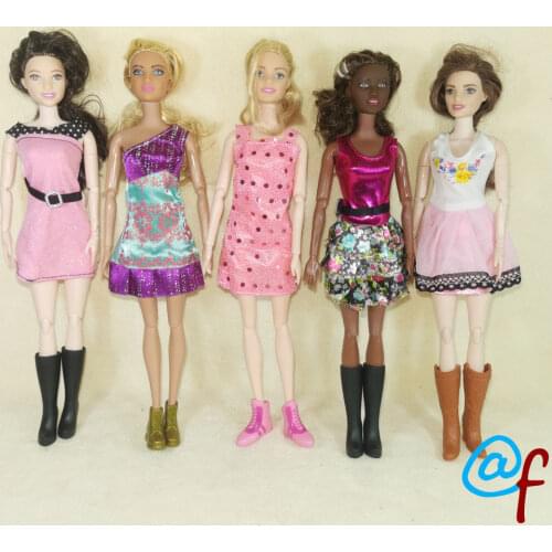 N34L 1-set Doll Skirt Clothes Girl DIY for 1/6 OOAK Beauty Dolls Dress A Brand Head As Gift If 3sets or More