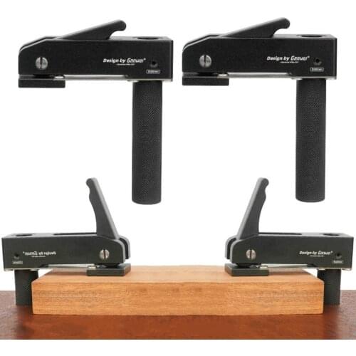 2 Pack 19mm/20mm Dog Hole Quick Acting Hold Down Clamp Woodworking Desktop Clip Adjustable Frame Fast Fixed Clip Clamp Fixture