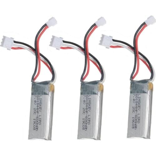 2S 7.4V 600mAh 20C Lipo Battery For WLtoys F959 RC Drone Parts 7.4V Battery and Charger For XK DHC-2 A600 A700 A800 A430