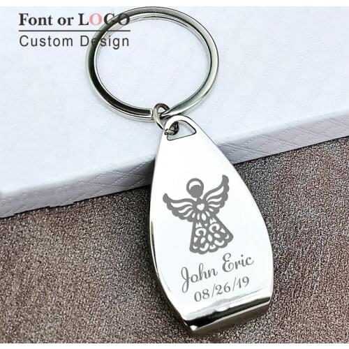 50 Personalised Metal Keyring Keychain Beer Bottle Openers birthday Wedding Anniversary Baptism Key Ring Gifts for Guests