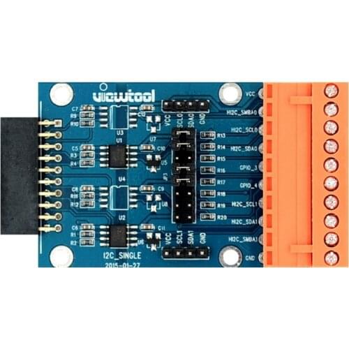 Anti strong electromagnetic interference of bidirectional I2C communication with 2 way I2C/IIC bus interface isolation module