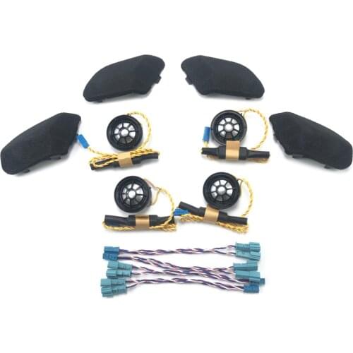 Car Front Rear Door Tweeter Trim Cover For 2011-13BMW X3 F25 Series Panel Shell Sound Loudspeaker Speakers Horn Kit Accessories