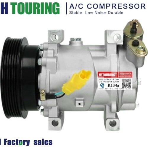 For Car Nissan Micra Note Qashqai Sanden SD6V12 1445 1452 1900 1912 1918 auto air ac compressor 8200220924 8200365787 8200600122