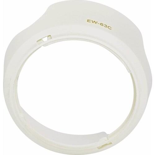 EW-63C EW63C Lens Hood Shade 58mm Filter white For Canon EF-S 18-55mm f/3.5-5.6 IS STM 100D 700D Camera