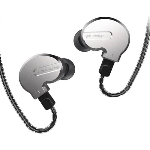 BQEYZ KB1 Headphones 1BA+2DD Hybrid Drive Metal Earphone HIFI DJ Monito Running Sport Earphones Earplug Headset 2Pin Detachable