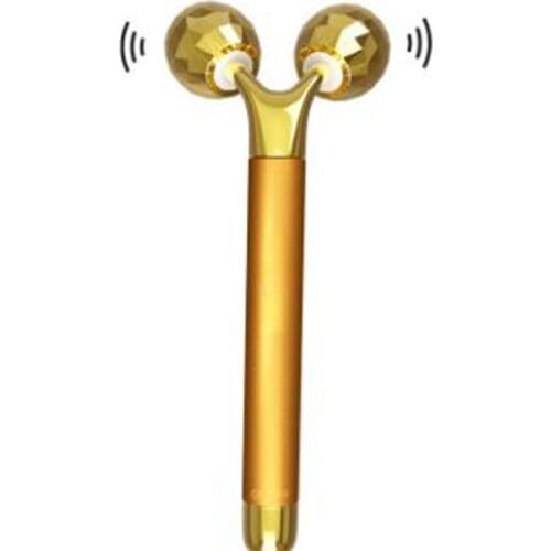 HANRIVER Roller gold bar 3 d shape thin face to thin body massage stick meter v face of vibrator
