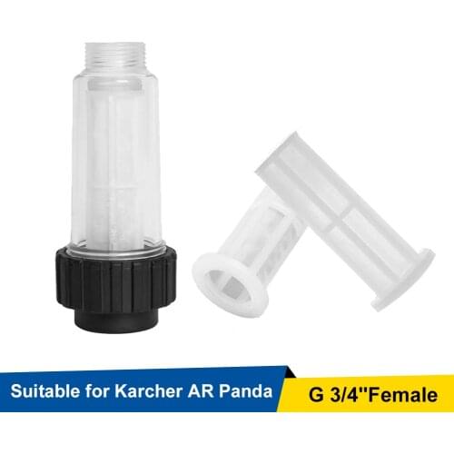 High Pressure Washer Water Filter Replacement Kit 3/4" Fitting for Karcher K2 K3 K4 K5 K6 K7 Lavor Champion Nilfisk Car Wash