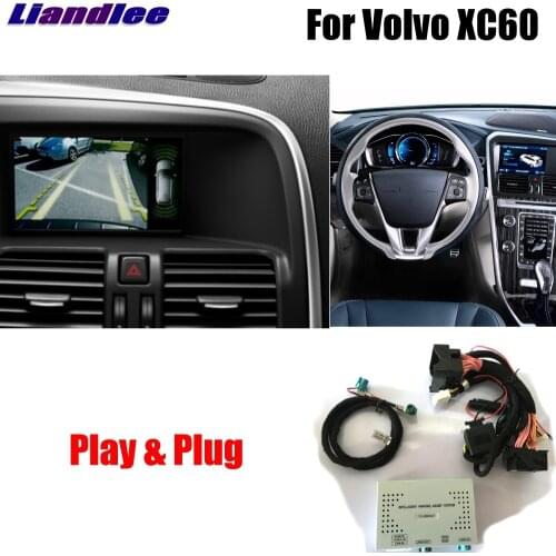 Liandlee Parking Camera Interface Reverse Back Up Camera Kits For Volvo XC60 2009~2017 Display Upgrade