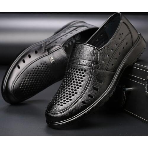 Leather Shoes Casual Sneakers Men Shoes Driving Comfortable Quality Leather Shoes Men Loafers Hot Sale Moccasins Tooling Shoe