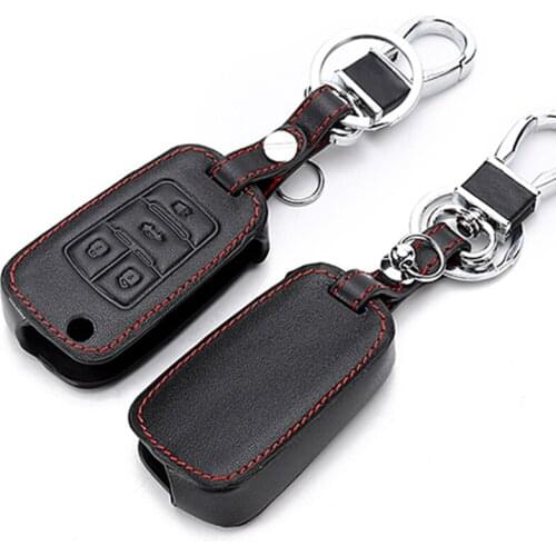 Leather Flip Key Cover For Chevrolet Cruze Aveo For Buick Vauxhall For Opel Insignia Astra J Zafira C Remote Car 3/4 Btn Case