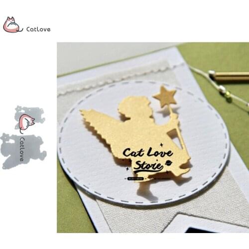 Lovely Angel Baby Metal Cutting Dies Stencils For DIY Scrapbooking Paper Card Decorative Craft Dies Embossing Die Cuts New 2019