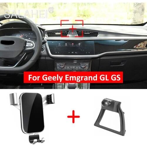 Mobile Phone Holder For Car Geely Emgrand GL GS Interior Dashboard Holder Cell Stand Support Car Accessories Mobile Phone Holder