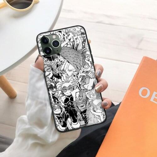 Hawks My Hero Academia Anime Soft Silicone for IPhone Se 6s 7 8 Plus X XR XS 11 12 Mini Pro Max Glass TPU Phone Case Cover Shell