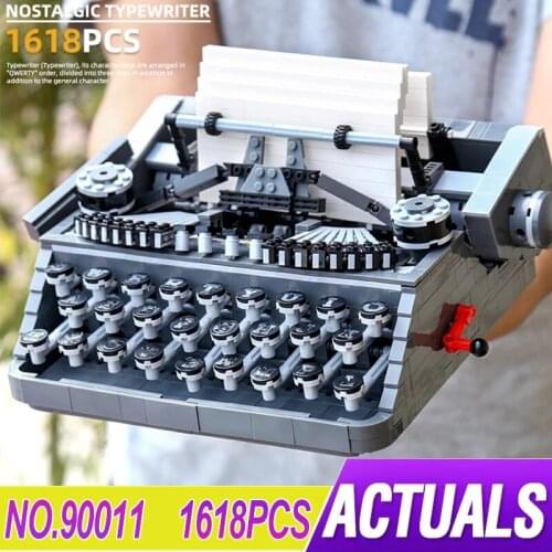 New LepinBlocks 90011 Creative Model Typewriter Expert Building Bricks Educational Toys Christmas Gifts For Kids Birthday