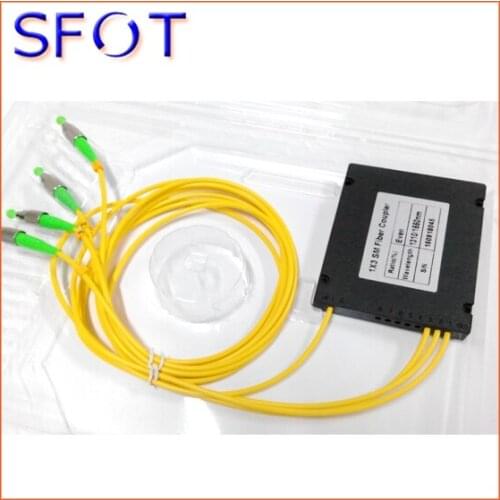 Fiber Optic Splitter, FBT 1*3 Splitter, three window coupler, with FC/APC connectors