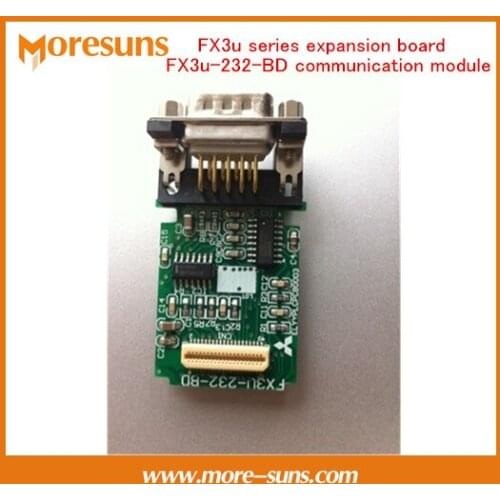 Fast Free Ship 2PCS/lot PLC communication board FX3u series expansion board FX3u-232-BD communication module