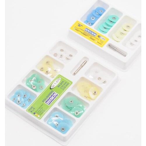 Dentist Lab Polishing Discs Strips Mandrel Kit Resin Tooth Filling Material